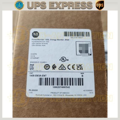 1PC 1408-EM3A-ENT/B AB PowerMonitor 1408 EM3A ENT Free Ship US Stock MS