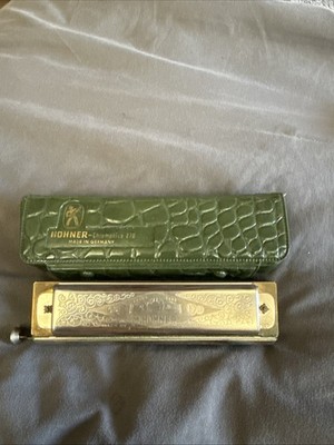 Vintage Hohner Super Chromonica 270 Harmonica Key of C 12-Hole Germany w/ Box