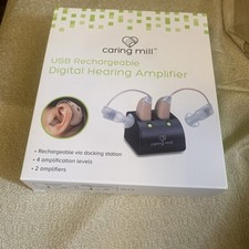 Caring Mill by Beurer USB Behind-the-Ear Rechargeable Digital Hearing New/box