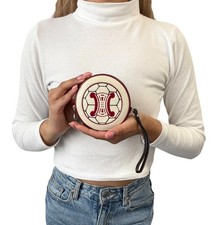 CELINE Vintage 2002 FIFA World Cup Limited Edition Coin Purse Wristlet Brown