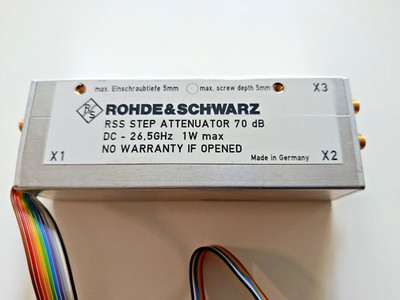 Rohde & Schwarz RSS Step Attenuator DC-26,5GHz 70dB 1W