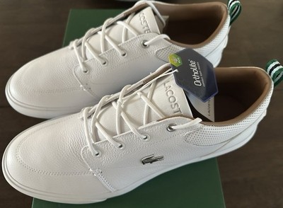 Lacoste Bayliss 119 White Sneaker Lace Up Shoes Men s Size 10.5 NIB