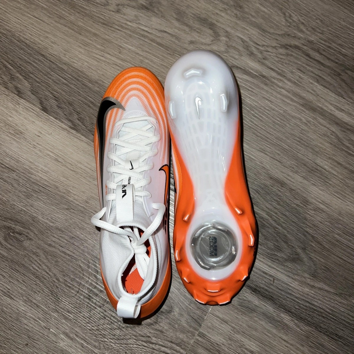 Nike Air Zoom Vapor Pro 1 Men Size 5.5 Football Cleats Orange White HM8850-103 Nike Air Zoom Vapor Pro 1 Orange White Football Cleats  main image 2