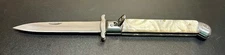 MINT Italian-Style 11” Manual Swing-Guard Pocket Knife