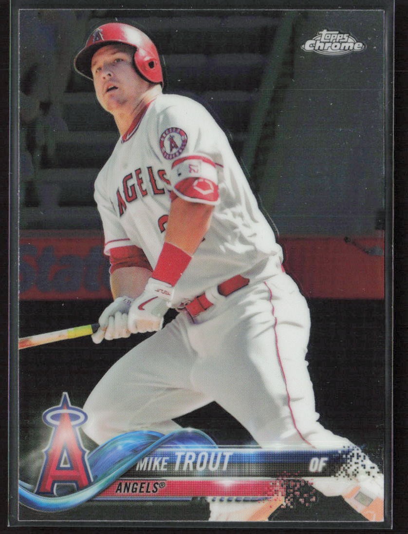 2018 Topps Chrome #100 Mike Trout