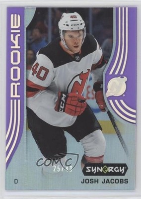 2019-20 Upper Deck Synergy Rookies Purple 25/40 Josh Jacobs #68 Rookie RC 05x6