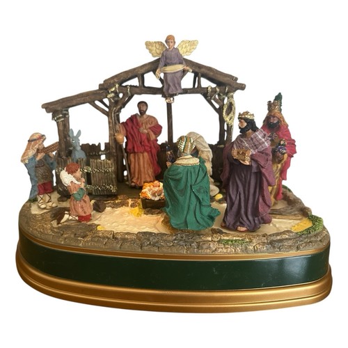 Mr. Christmas Away in the Manger Original 1998 Animated Musical Nativity 20 Hymn - Picture 11 of 16