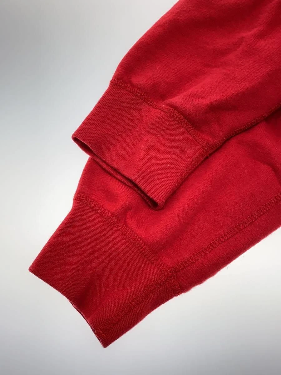 Felpa Supreme con cappuccio L cotone ROSSO usata