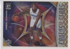2019 Panini Donruss Optic Fantasy Stars Orange Prizm 11/39 Kawhi Leonard #10 0b0