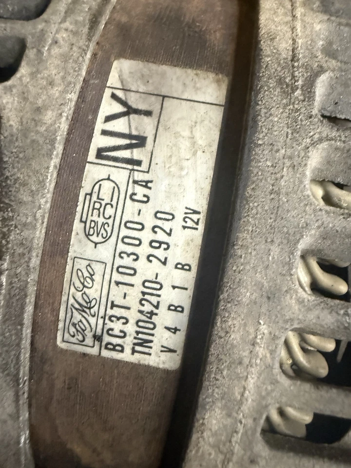 11-16 Ford F250 F350 6.7L Alternator BC3T-10300-CA - Image 3 of 4