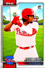 ART CARD: 2026  Styled  Felix Reyes  RC : Philadelphia Phillies
