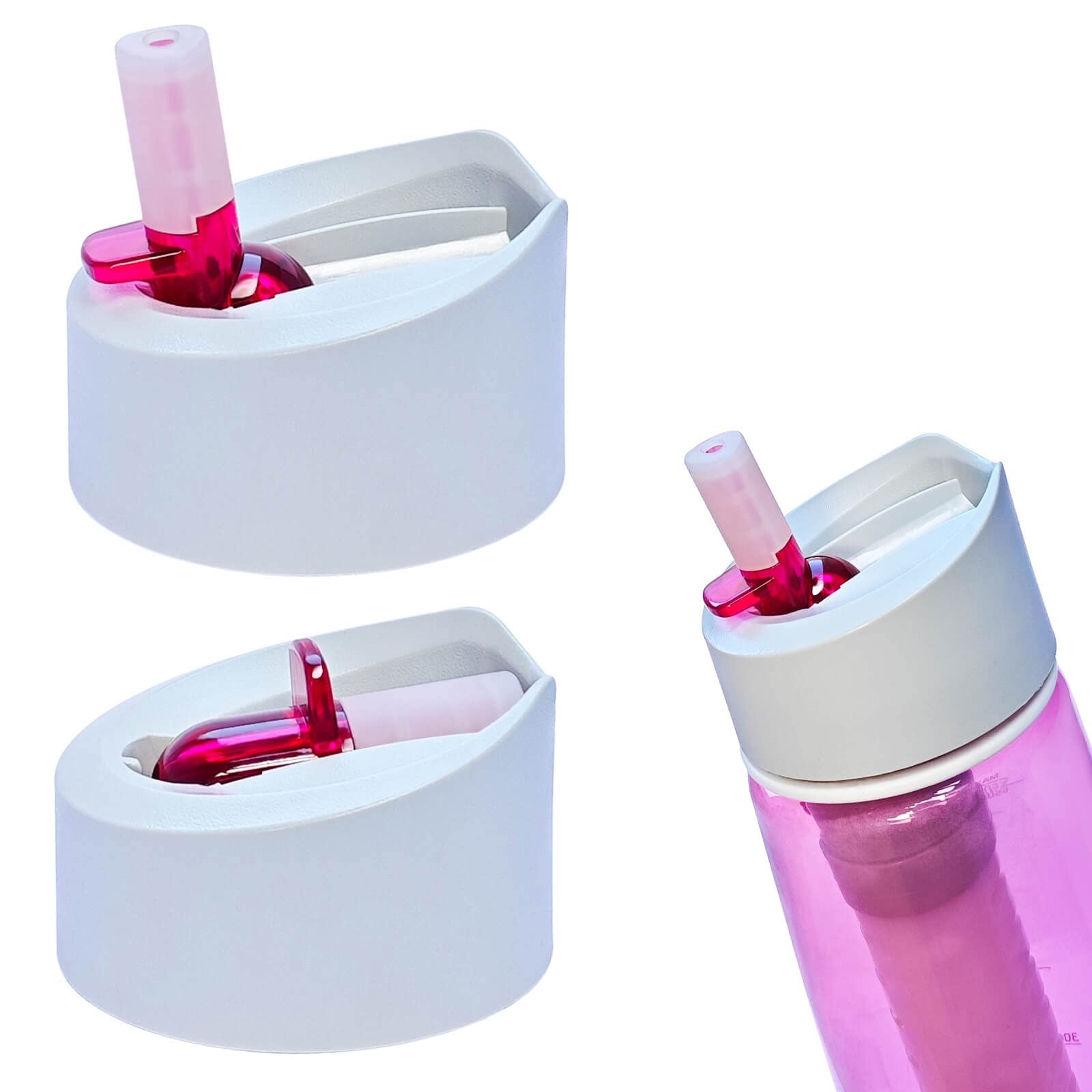 2 Pack Replacement Lids for LifeStraw Go Water Bottle