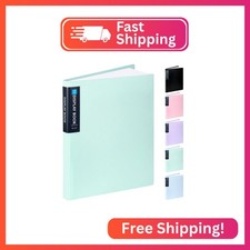 Sooez Art Portfolio 9"x12", 40 Pockets Large Folder Display 80 Pages, Heavy Duty