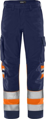 FRISTADS 134271-271 High Vis Green Hose Kl.1 2668 GPLU  Gr.D88 Warnschutz-Orange