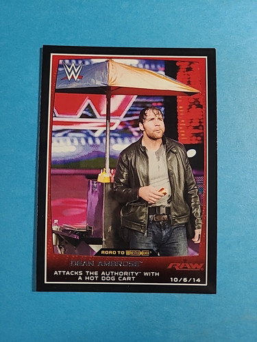 Dean Ambrose 2015 Topps WWE Wrestling Card # 53 I5488