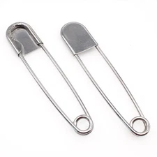 7 Pcs Oversized Clothe Pin Safety for Scarf Stainless Steel Clasps