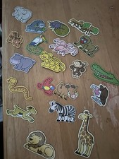 Wild Animal Magnets Set of 20 Refrigerator Magnets For Kids