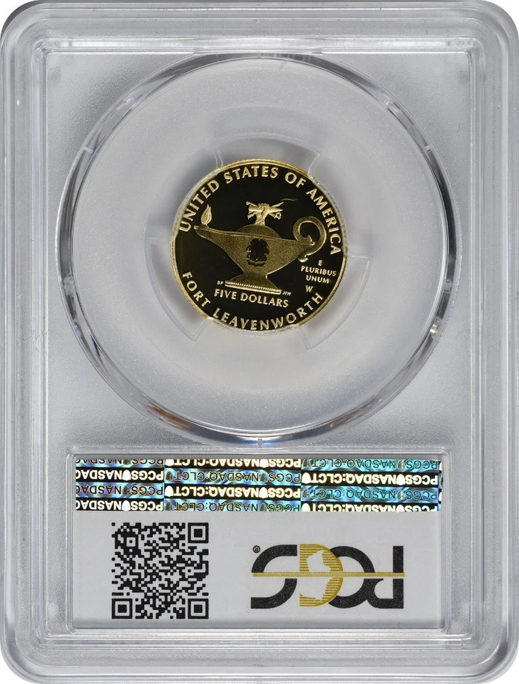 2013-W 5-Star Generals Commemorative $5 Gold PR69DCAM PCGS - Image 2 of 2