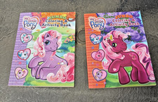 Lot of 2 Vintage My Little Pony Jumbo Colorin...