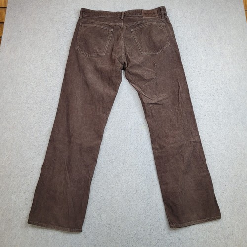 Polo Ralph Lauren Pants Mens 34x30 Brown Corduroy Classic Chino Straight Leg VTG - Picture 6 of 13