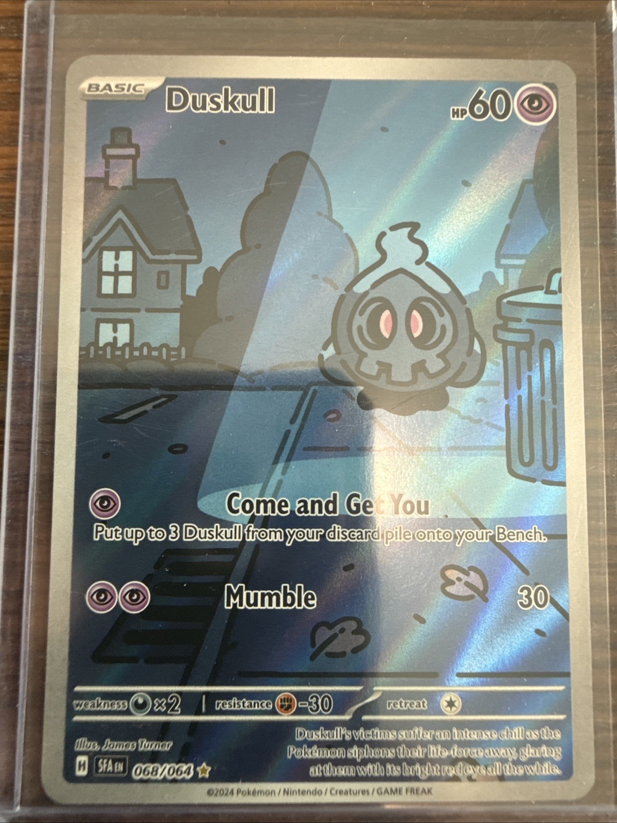 Duskull 068/064 Sv: Shrouded Fable Holo Illustration Rare Pokemon Card TCG NM