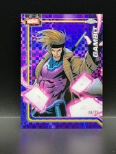 2026 Topps Chrome Marvel #39 Gambit Purple X-Fractor /75