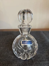VINTAGE Marquis By Waterford Crystal Perfume Bottle with Stopper 5"