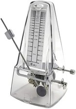 NALU Metronome - Classic Mechanical Wind-Up Design with Bell for Piano, Guitar