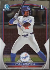 2023 Bowman Draft #BDC-181 Dylan Campbell Chrome Baseball EX