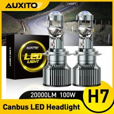 2x H7 LED Headlight Replace Xenon Hi/Low Beam Kit Bulbs White Canbus Error Free