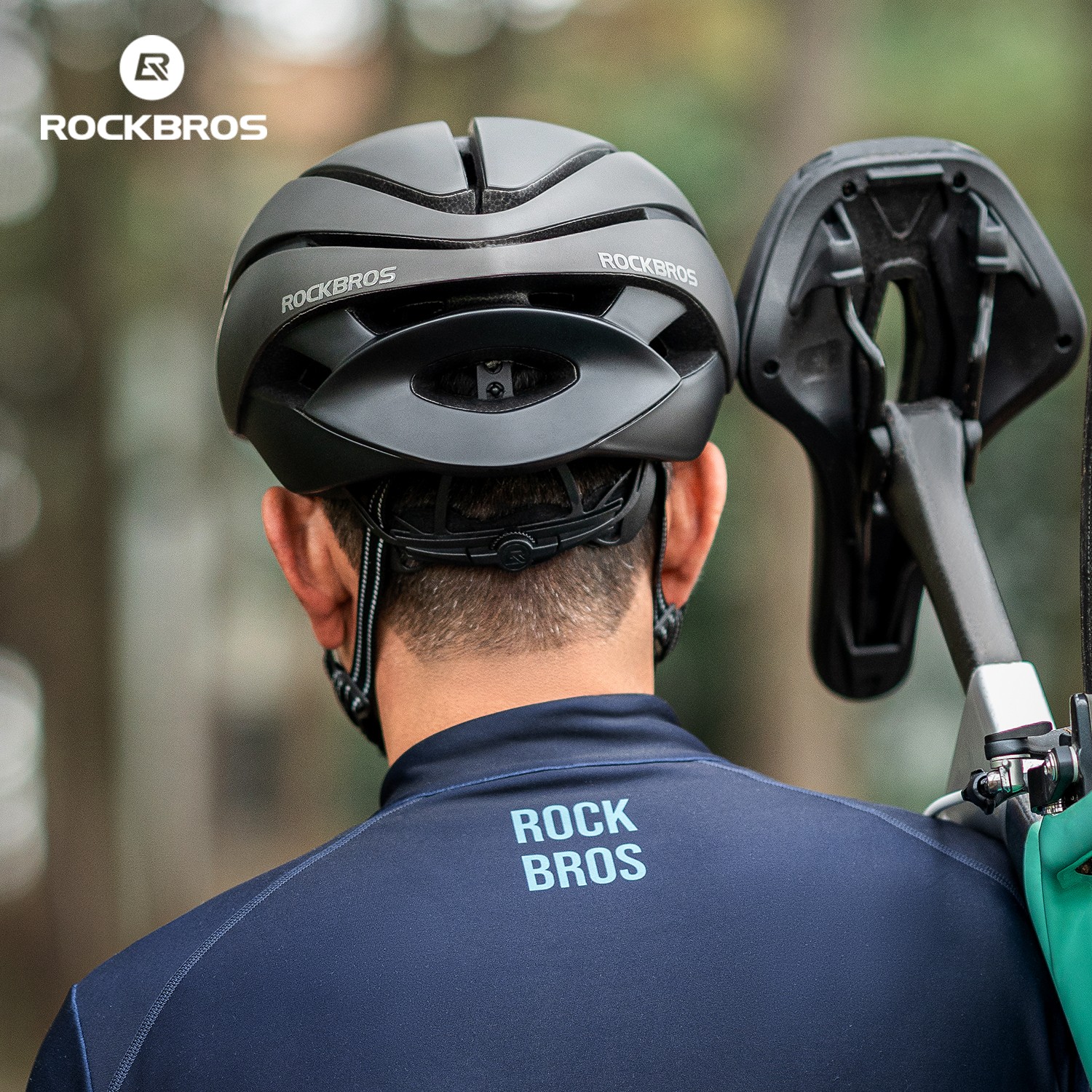 ROCKBROS Road Bike MTB Helmet CyclingReflective Ultra Lightweight 57-62cm Safe