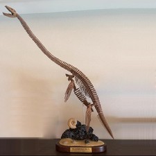 Elasmosaurus Skeleton Dinosaur Statue Resin Model Display 14in Height