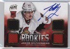 2012-13 Panini Prime Prime Rookies 129/249 Jakob Silfverberg #138 Auto 0f2