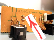 SCHEDA Eletronica OUTPUT AUDIO X25 C 4 CMKS 81X - KENWOOD DP 950 Lettore Cd