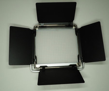 Neewer NL480 Dimmable bi color LED Video Light Panel w Power Cords, Barn doors