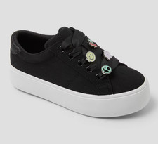Kids' Wren Platform Charm Sneakers Black - Cat Jack - CHOOSE SIZE