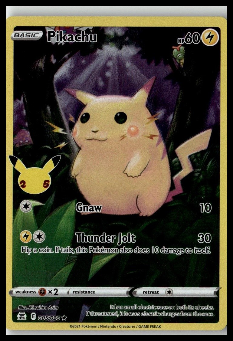 Pikachu Holo Rare Celebrations 005/025 NM