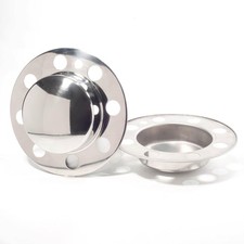 5.15 Inch Stainless Steel Wheel Center Caps For 8 Lug Dually Rims