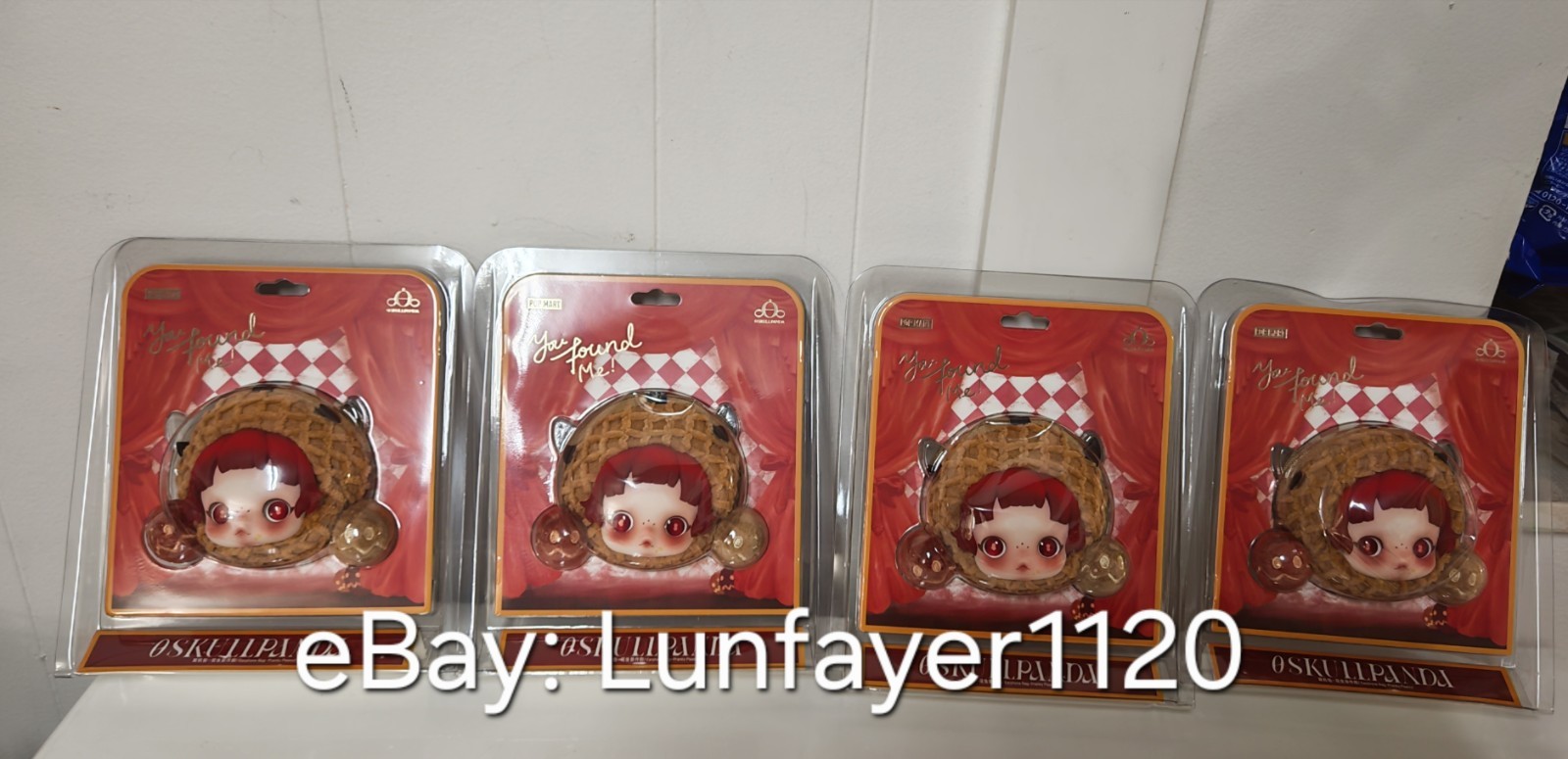 Authentic POPMART Earphone Bag-SKULLPANDA You Found Me Series -Pranky Peanut 