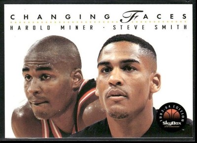 1993-94 SkyBox Premium #305 Harold Miner / Steve Smith CF