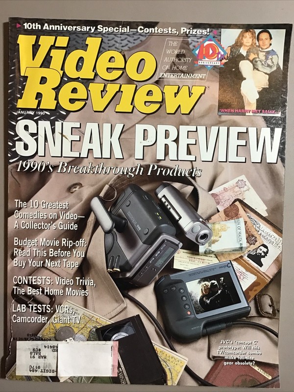 Video Review Magazine January 1990