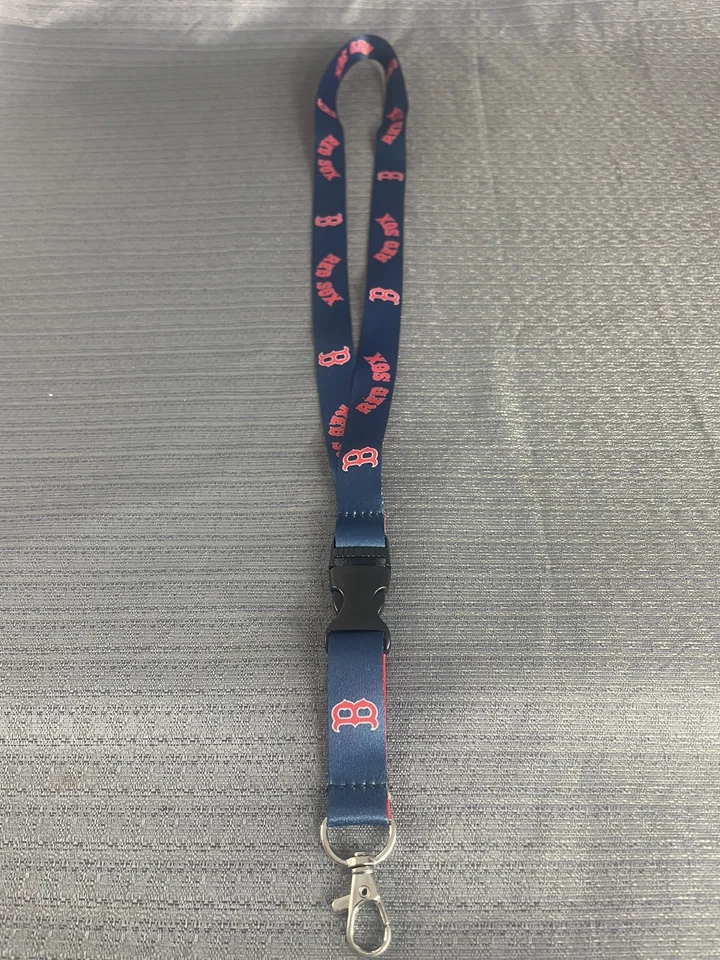 Boston Red Sox Detachable Team Logo Lanyard Keychain MLB Imperfect - Image 2 of 4