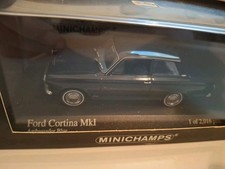 Minichamps Ford Cortina Mki Blue 1/43 Scale Very Nice