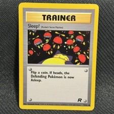 Sleep! 79/82 Common Team Rocket Pokemon Unlimited Lightly Played on eBay