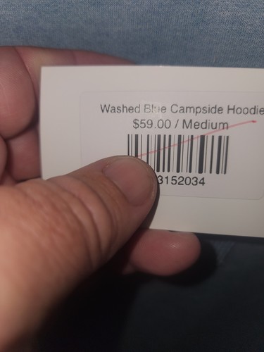 Southern Point Campside Hoodie Asphalt New W Tags!! Sz M Beautiful Item - Picture 6 of 9