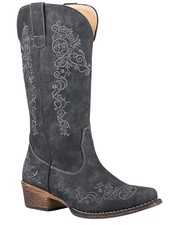 Roper Women's Women'S Riley Scroll Western Performance Boot Snip Toe -