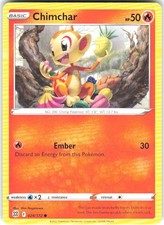 Chimchar 024/172 Brilliant Stars BRS NM Pokemon Card TCG