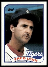 1989 Topps Fred Lynn Detroit Tigers #416