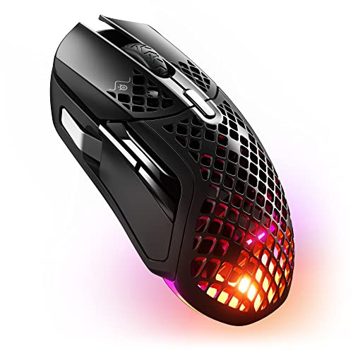 New SteelSeries Aerox 5 Wireless Gaming Mouse – Ultra Lightweight 74g, 9 Programmable Buttons