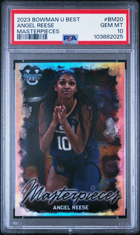 2023 BOWMAN UNIVERSITY BEST BOWMAN MASTERPIECES #BM20 ANGEL REESE PSA 10
